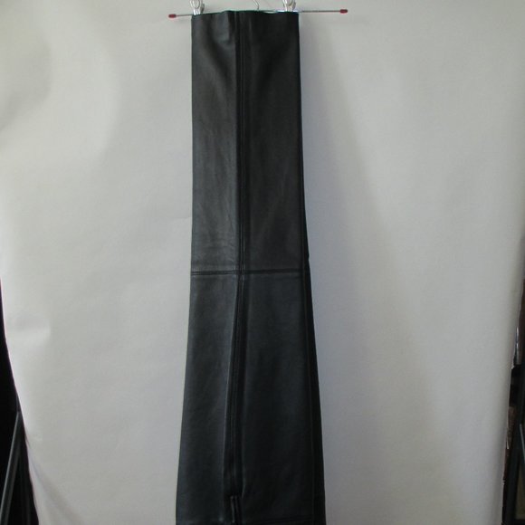 EXPRESS GENUINE LEATHER SIDE ZIP PANTS - Picture 6 of 6